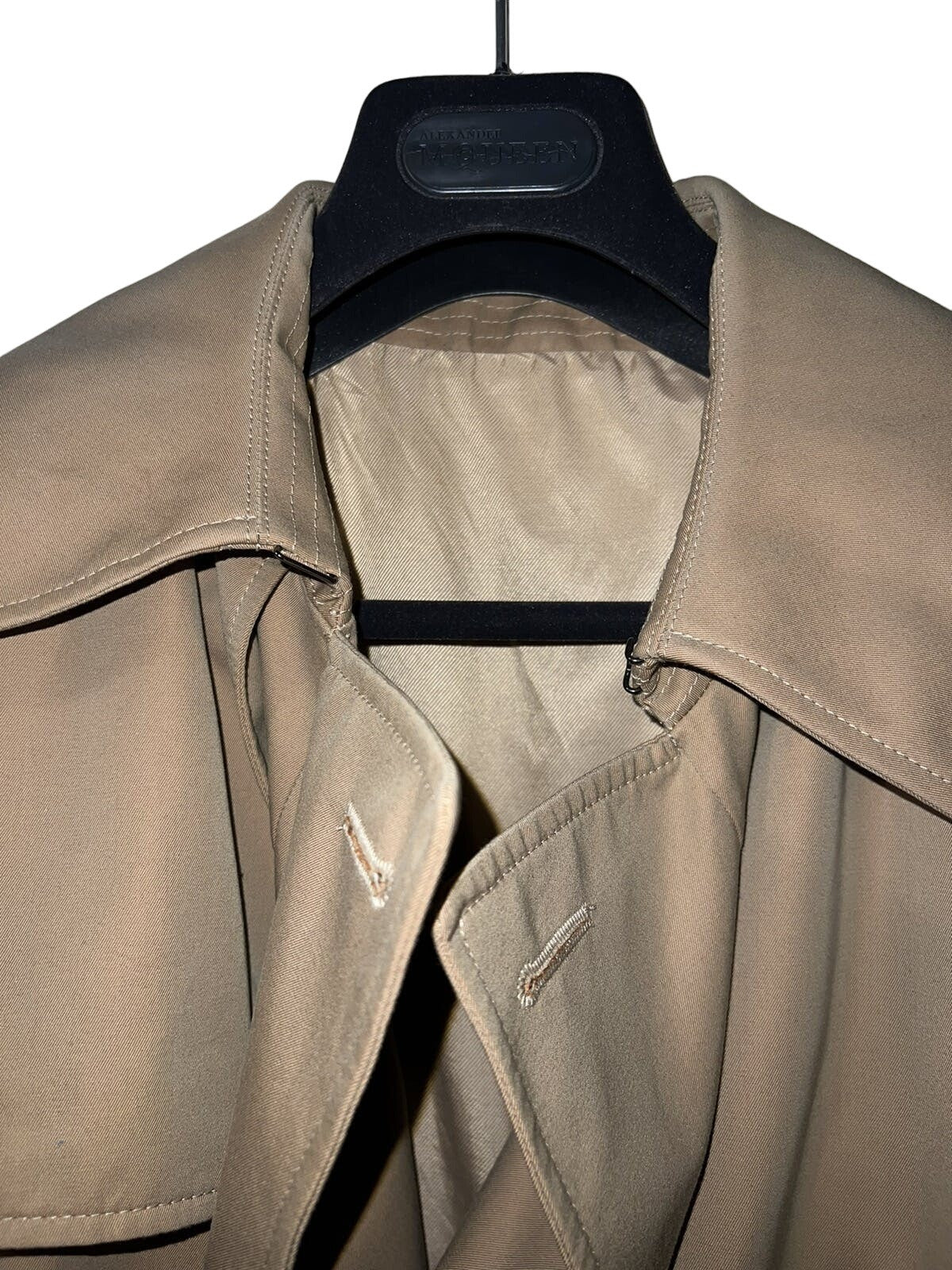 Alexander McQueen Colorblock Trench Coat