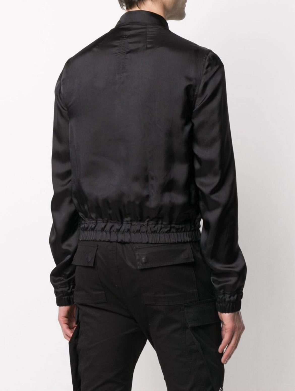 Rick Owens Zipped Biker Bomber Jacket