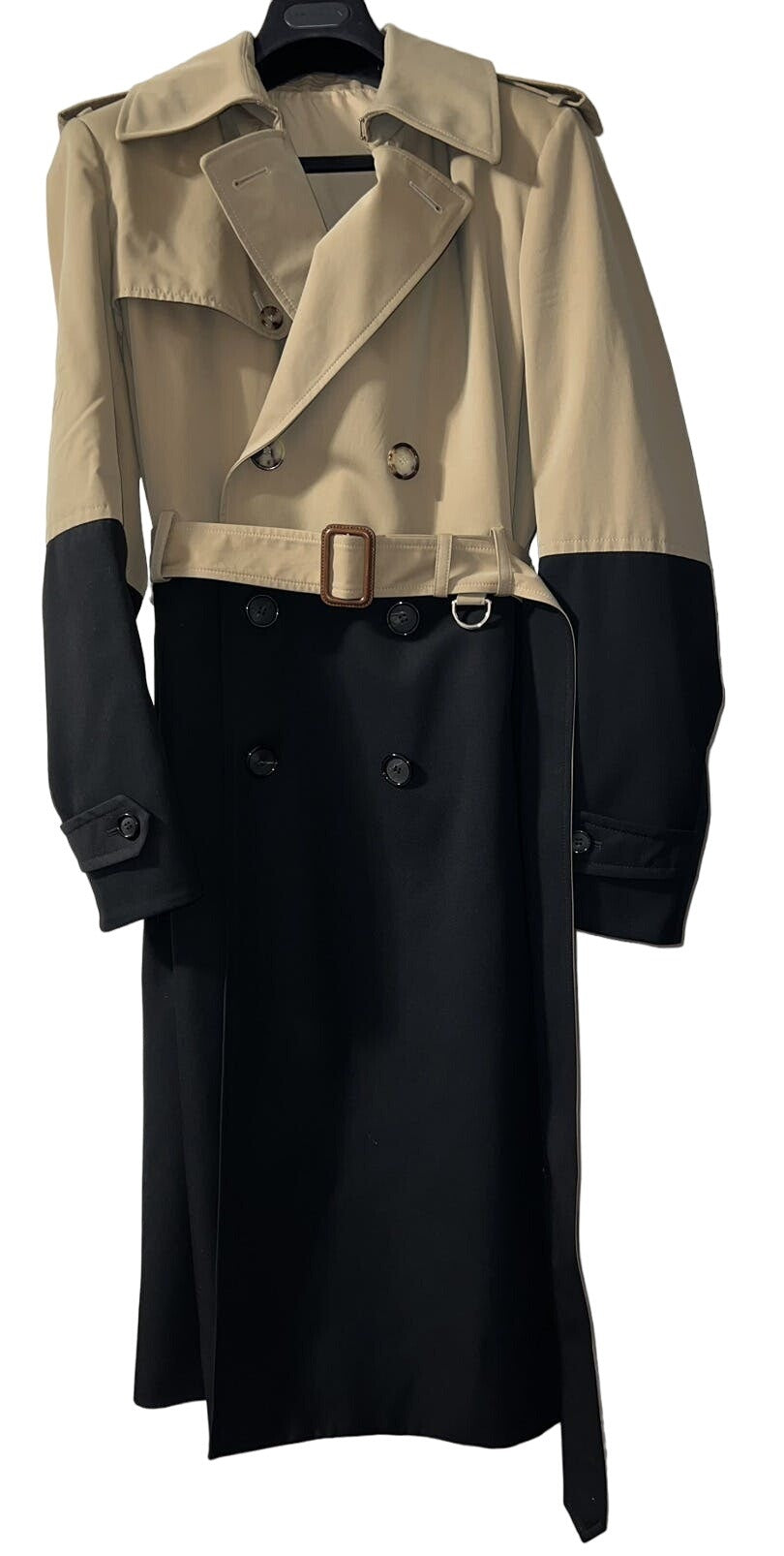Alexander McQueen Colorblock Trench Coat