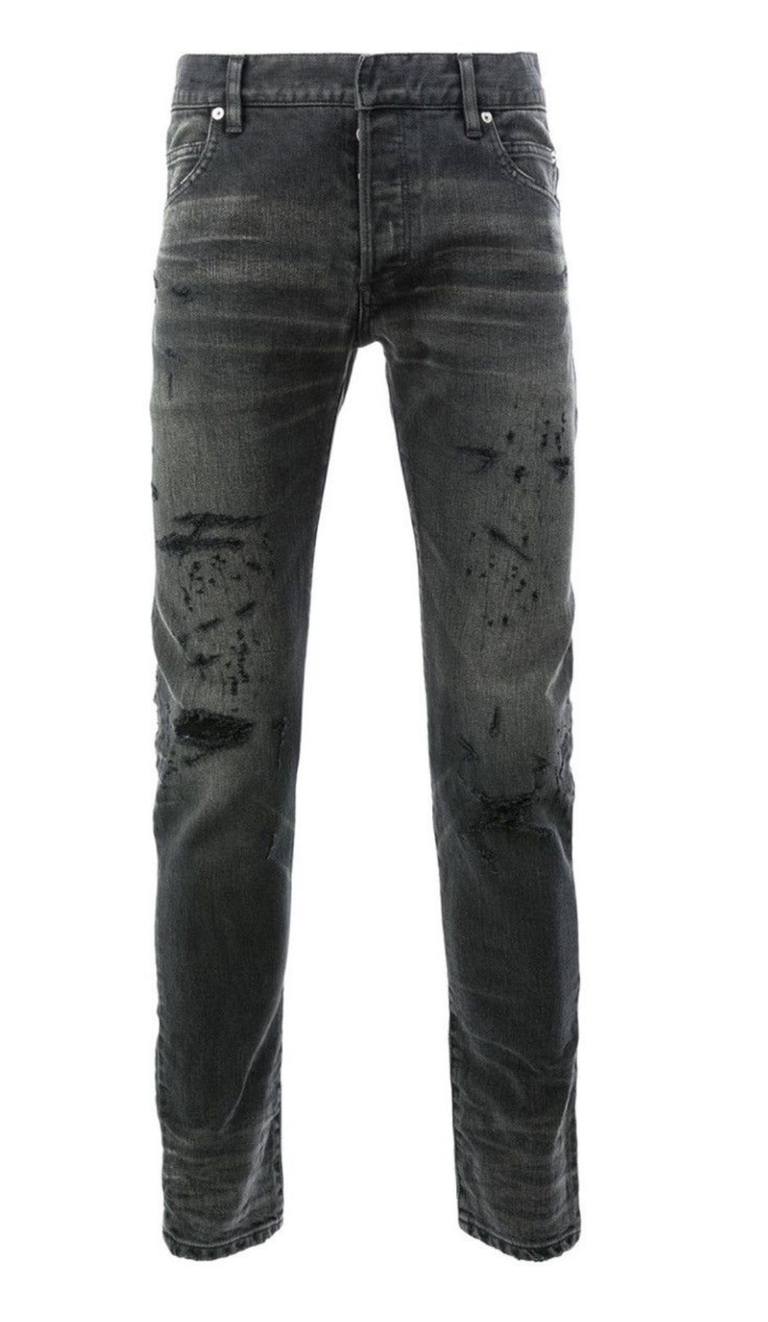 Balmain Distressed Skinny Jean