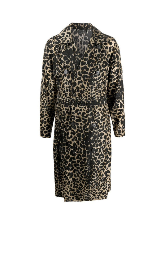 Dries Van Noten Double-Breasted Leopard Coat