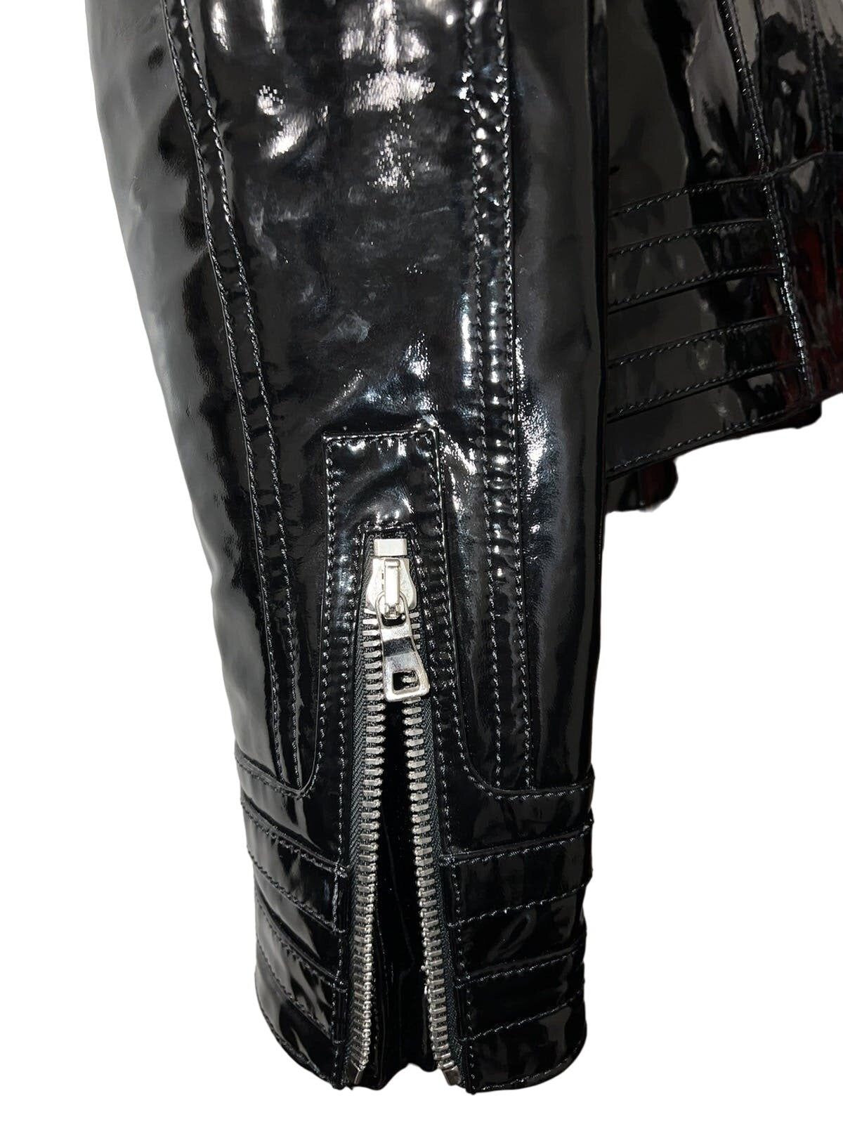 Balmain Varnished Lambskin Jacket