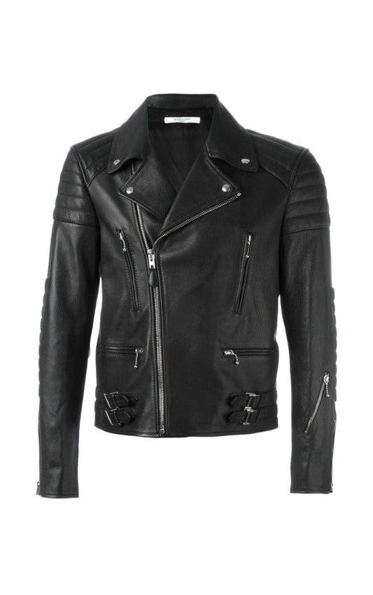 Givenchy Buffalo Leather Classic Biker Jacket