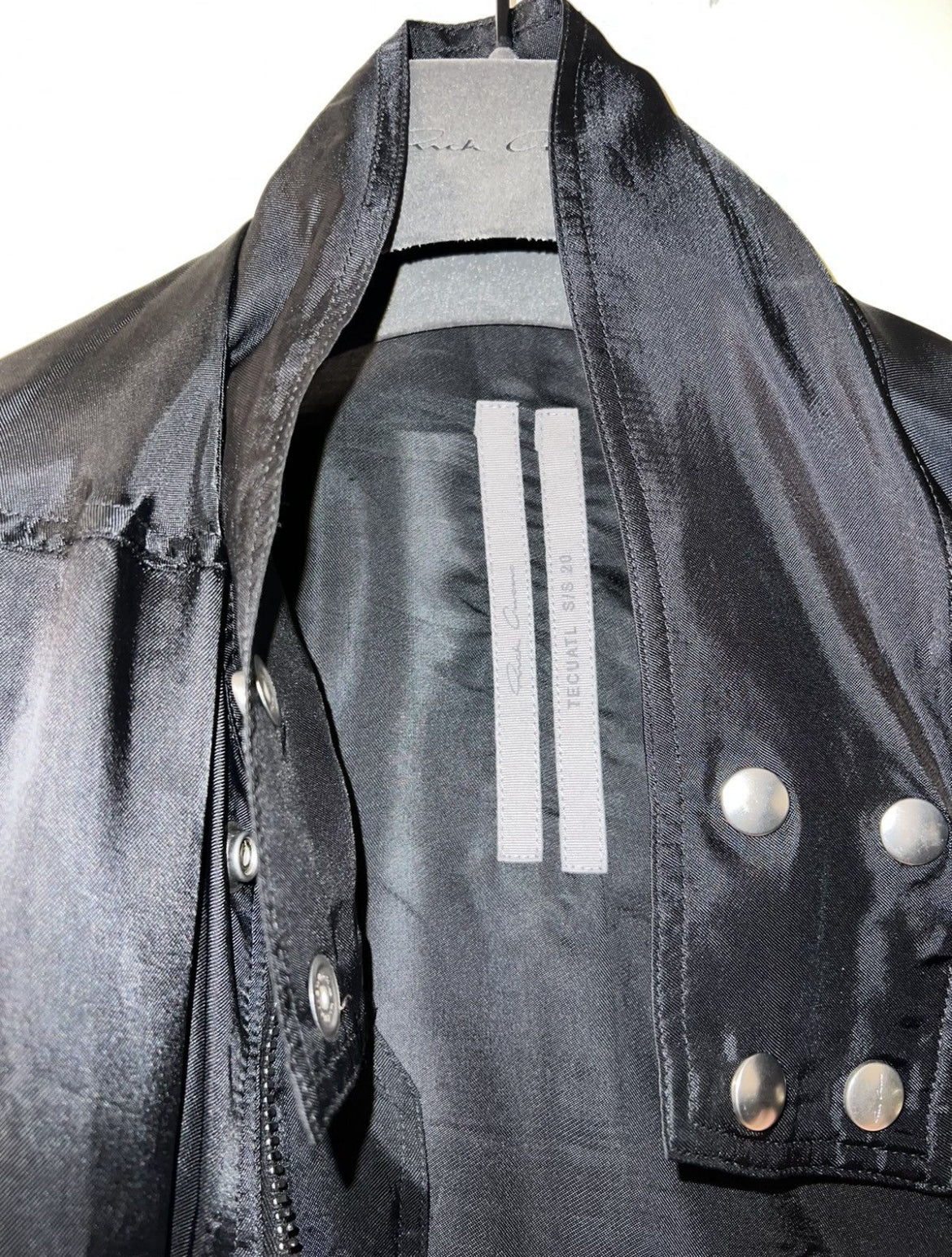 Rick Owens Zipped Biker Bomber Jacket