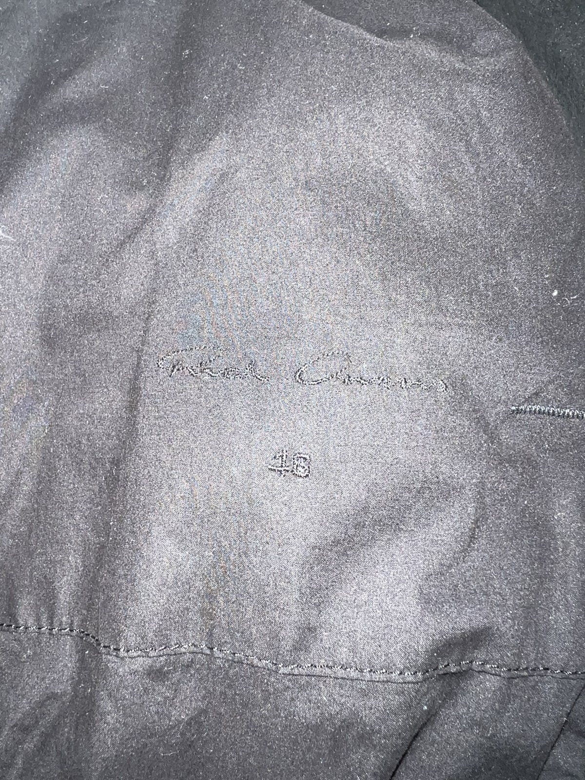 Rick Owens Lambskin Fitted Bomber Jacket