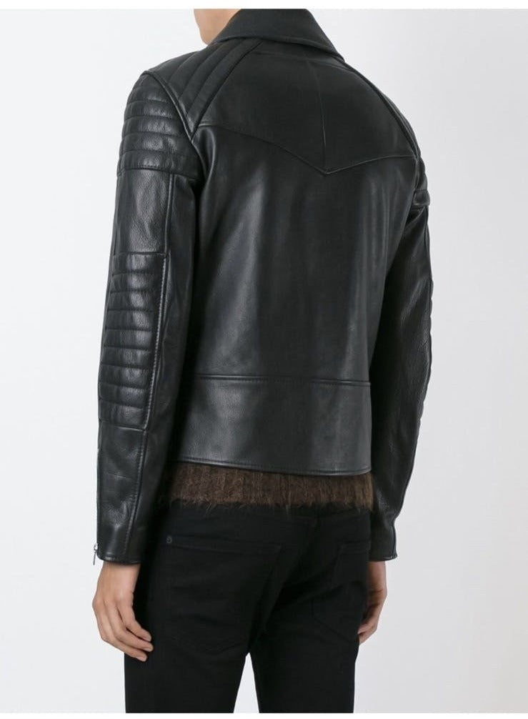 Givenchy Buffalo Leather Classic Biker Jacket