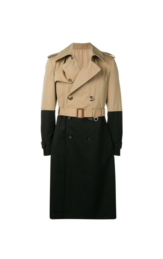 Alexander McQueen Colorblock Trench Coat