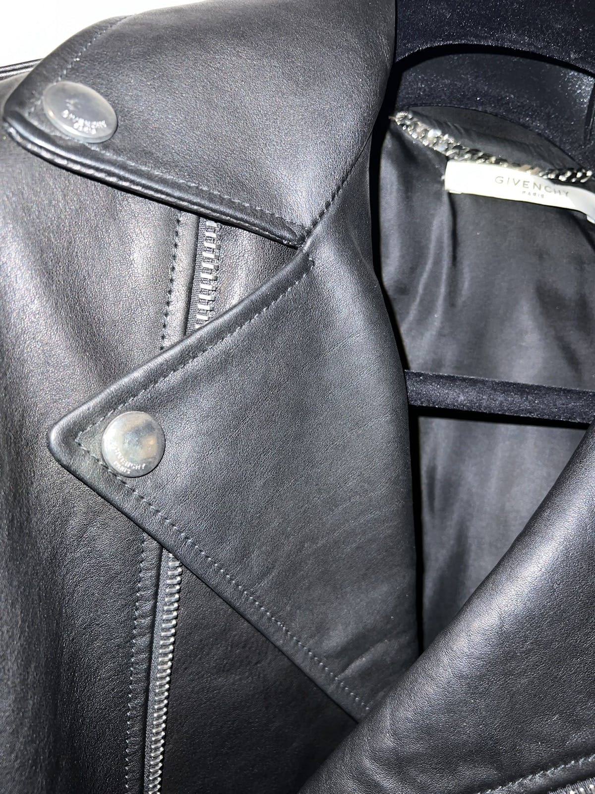 Givenchy Calfskin Classic Biker Jacket