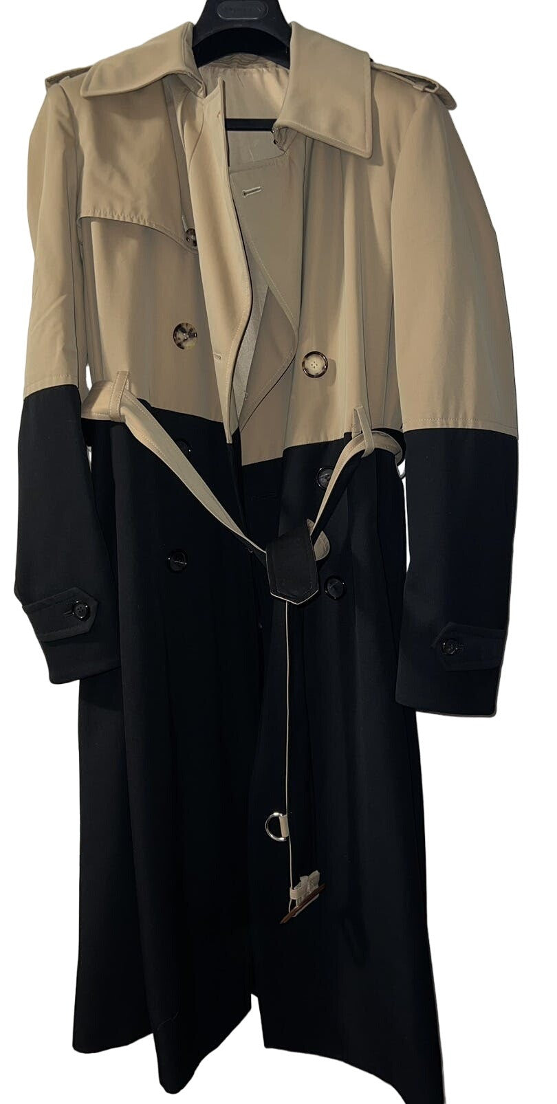 Alexander McQueen Colorblock Trench Coat