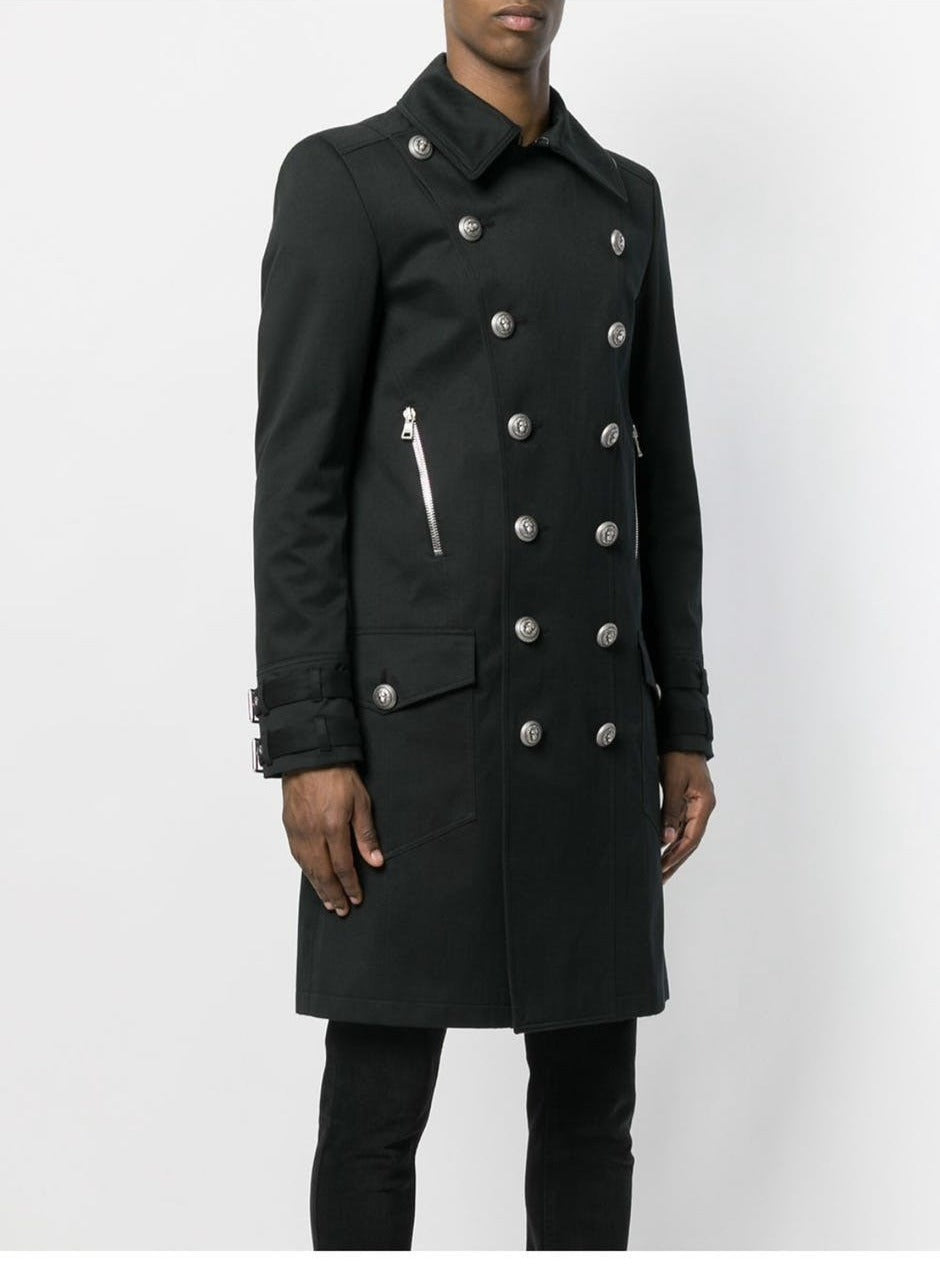 Balmain Classic Double-Breasted Coat