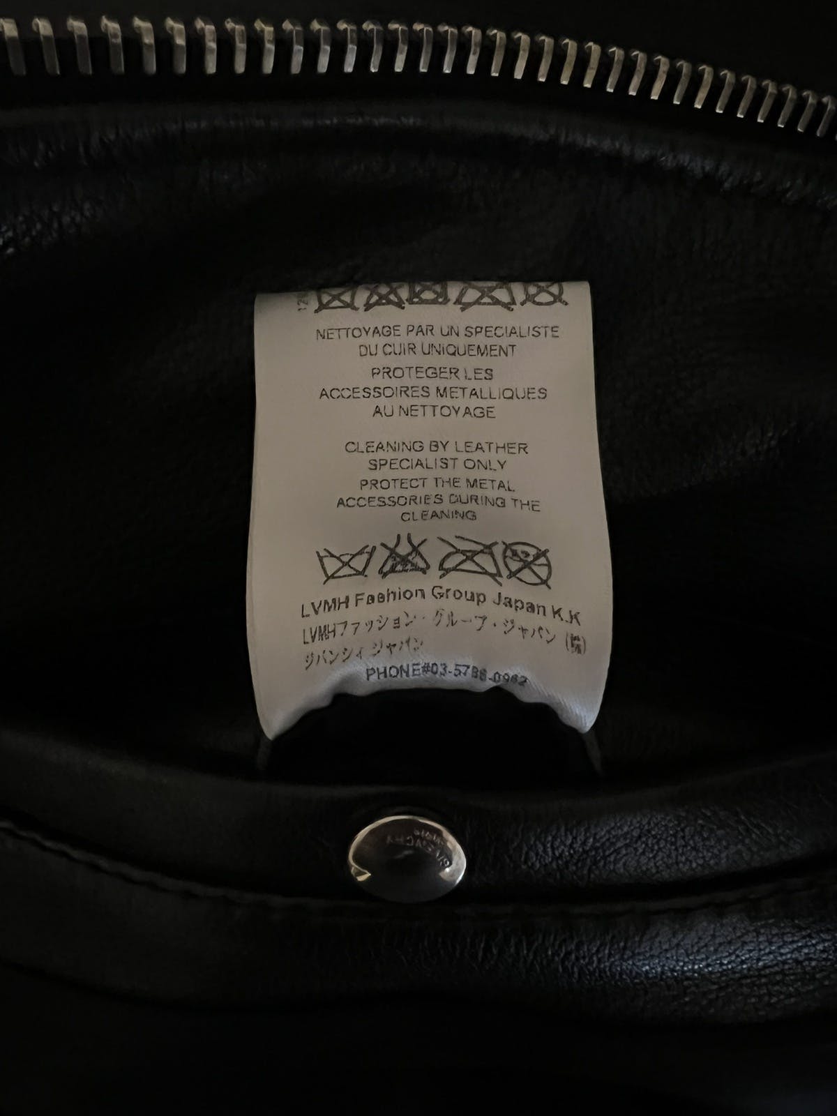 Givenchy Buffalo Leather Classic Biker Jacket
