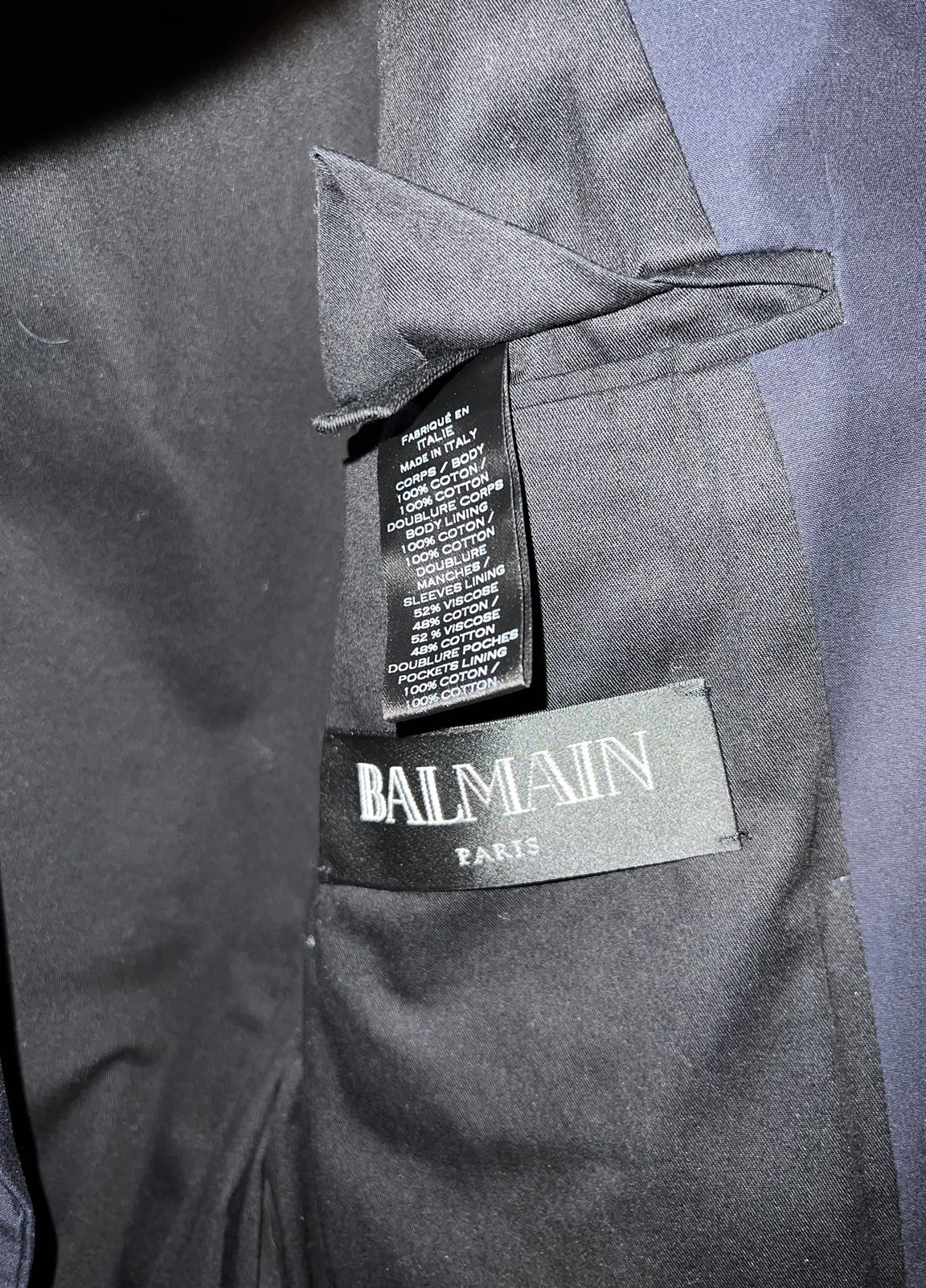 Balmain Double-Breasted Military Blazer