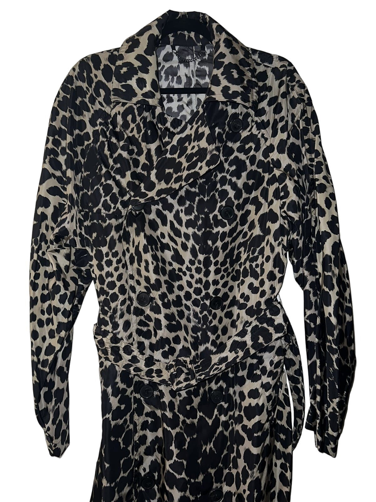 Dries Van Noten Double-Breasted Leopard Coat