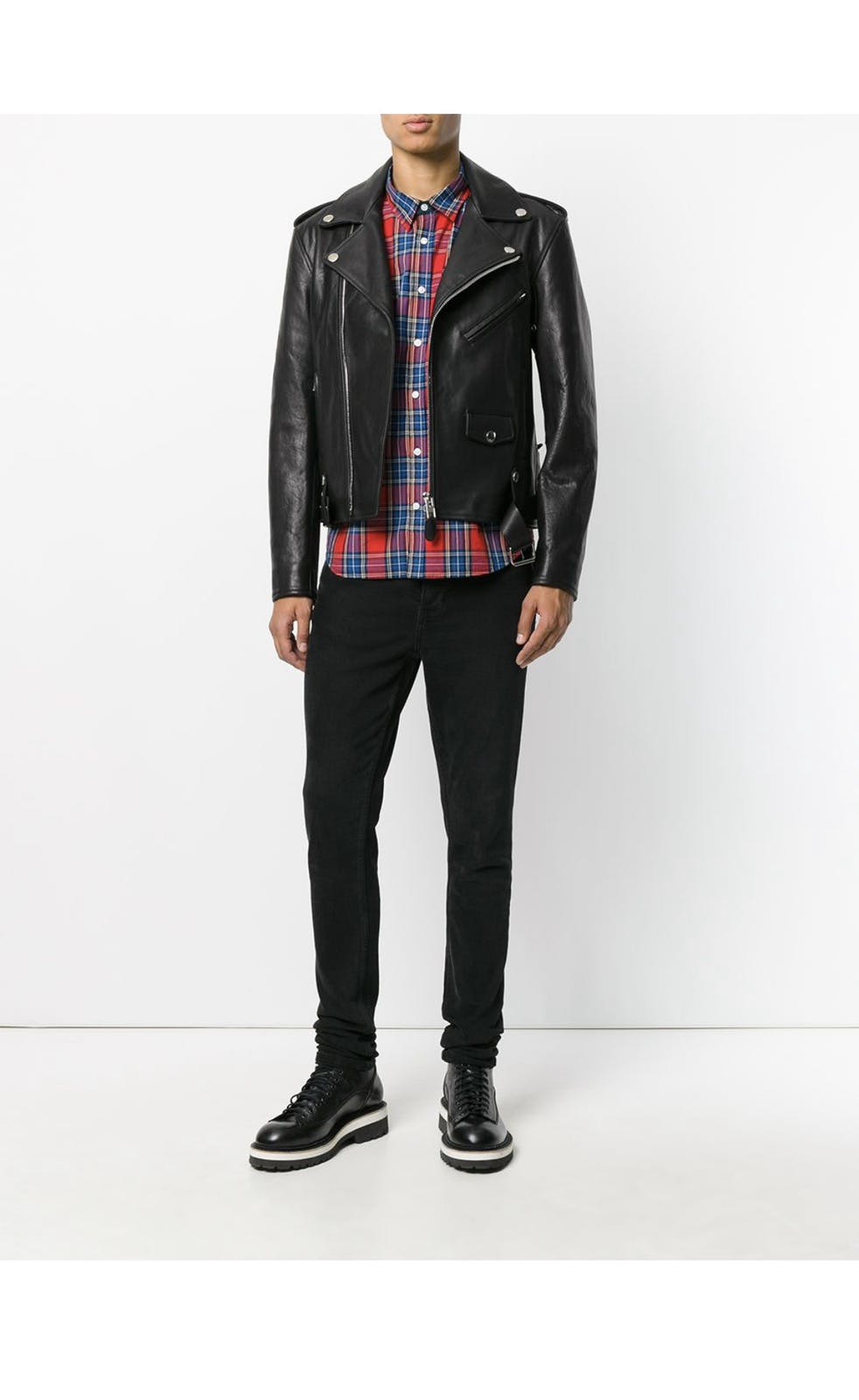 Givenchy Calfskin Classic Biker Jacket