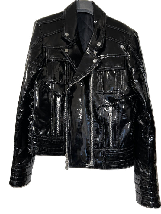 Balmain Varnished Lambskin Jacket