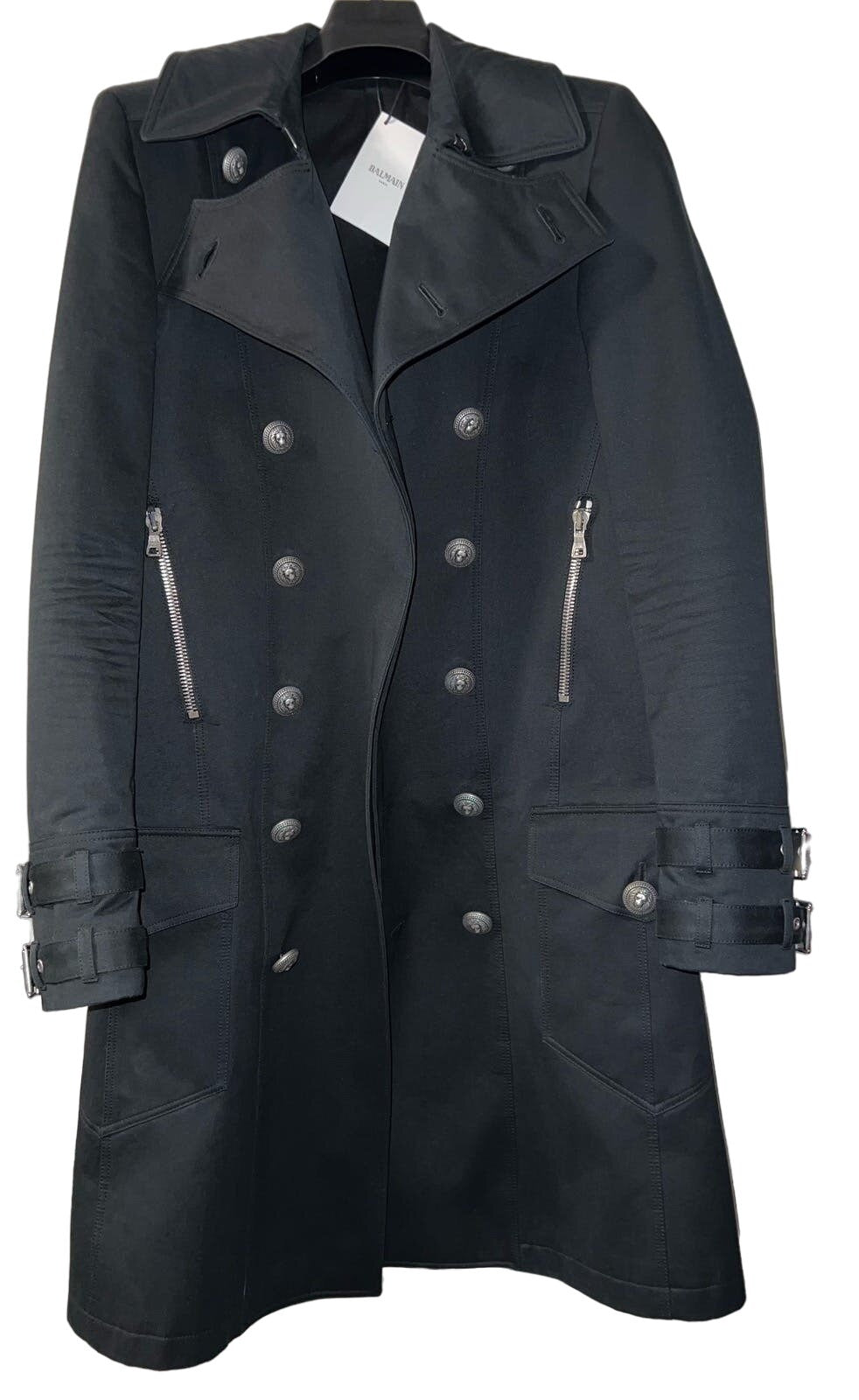 Balmain Classic Double-Breasted Coat