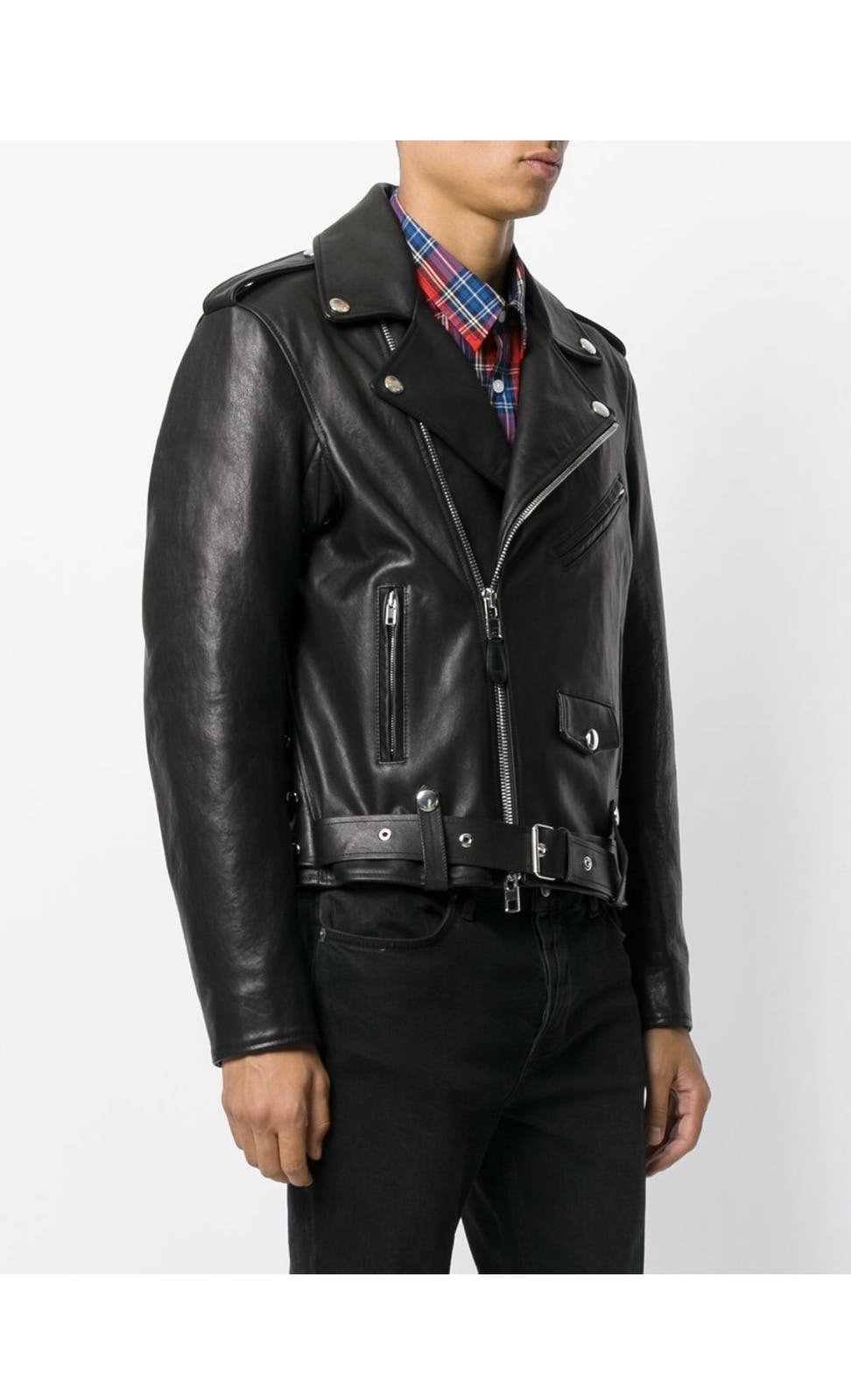 Givenchy Calfskin Classic Biker Jacket