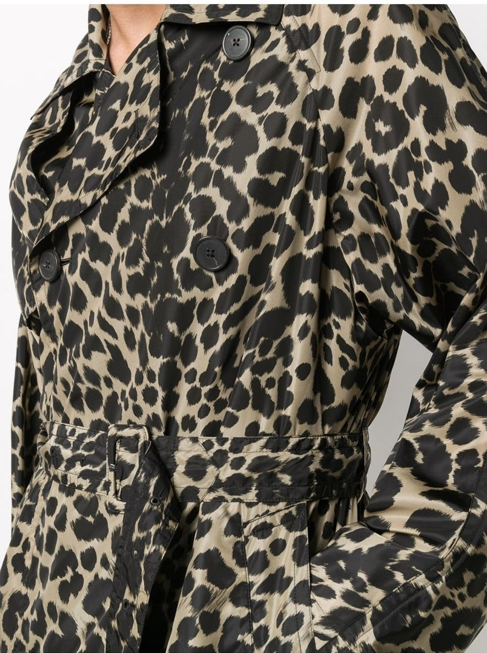 Dries Van Noten Double-Breasted Leopard Coat