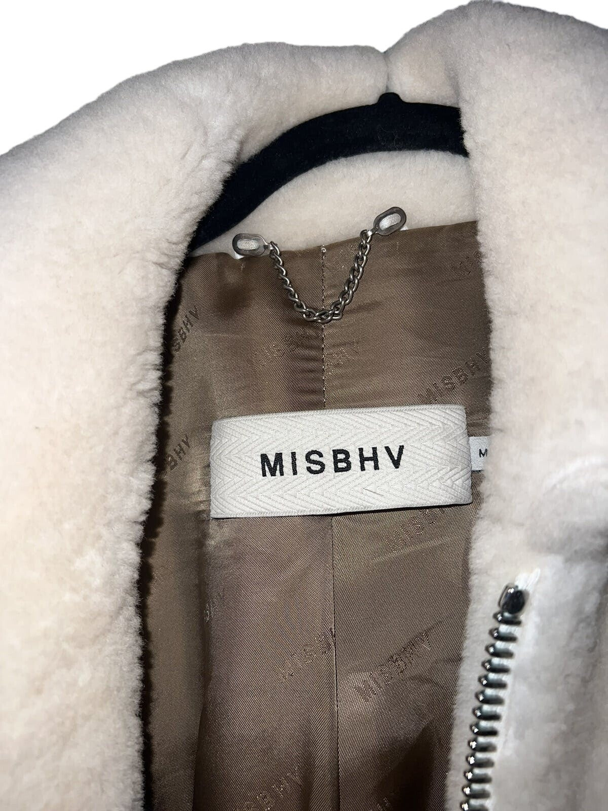 MISBHV Shearling Short Zipped Jacket