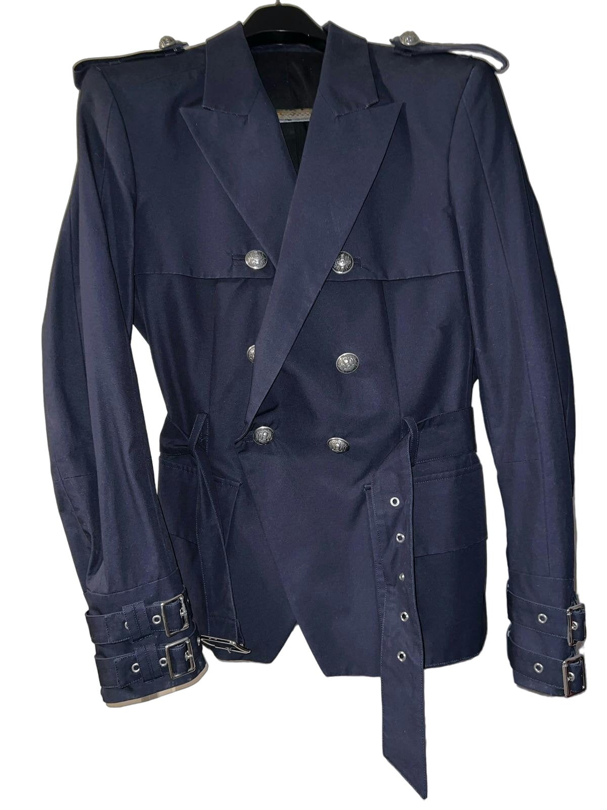 Balmain Double-Breasted Military Blazer