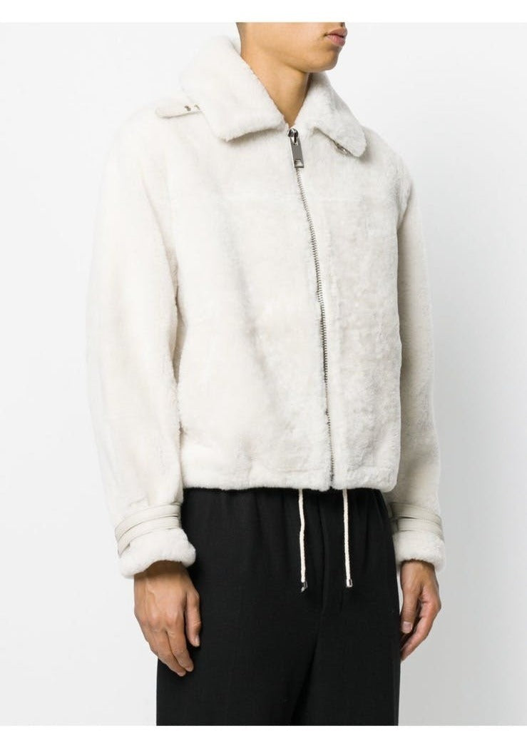MISBHV Shearling Short Zipped Jacket