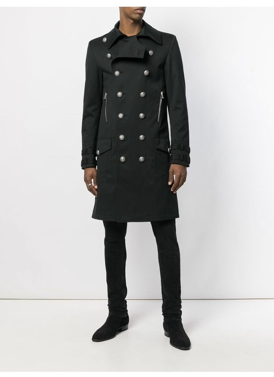 Balmain Classic Double-Breasted Coat