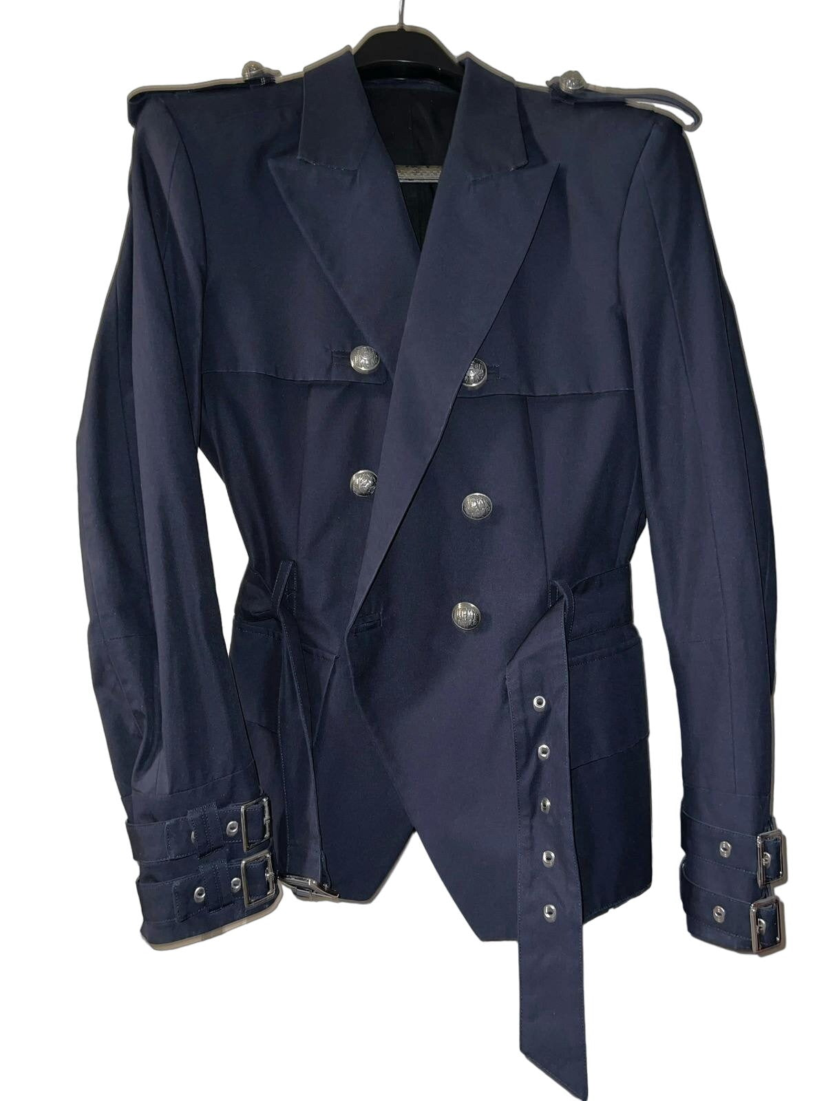 Balmain Double-Breasted Military Blazer