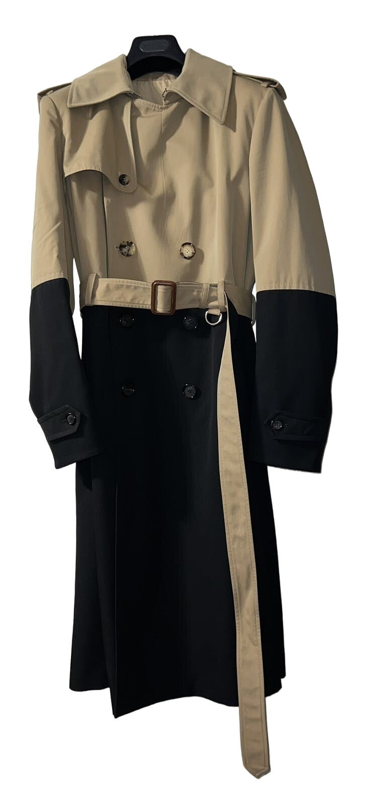 Alexander McQueen Colorblock Trench Coat
