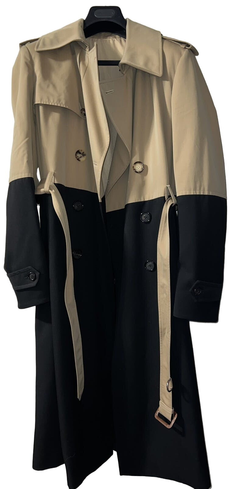 Alexander McQueen Colorblock Trench Coat