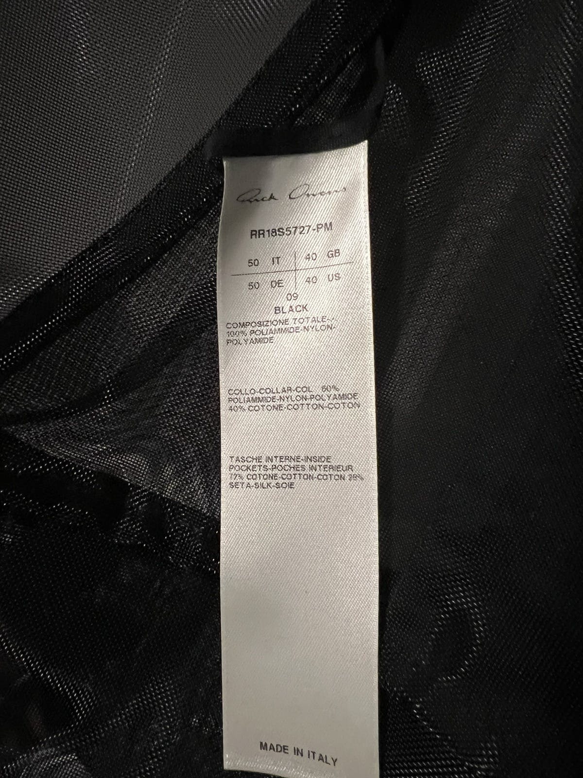 Rick Owens Off-The-Runway Cargo Jacket