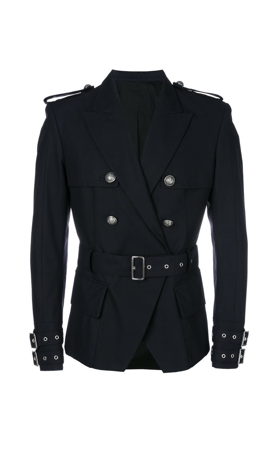 Balmain Double-Breasted Military Blazer