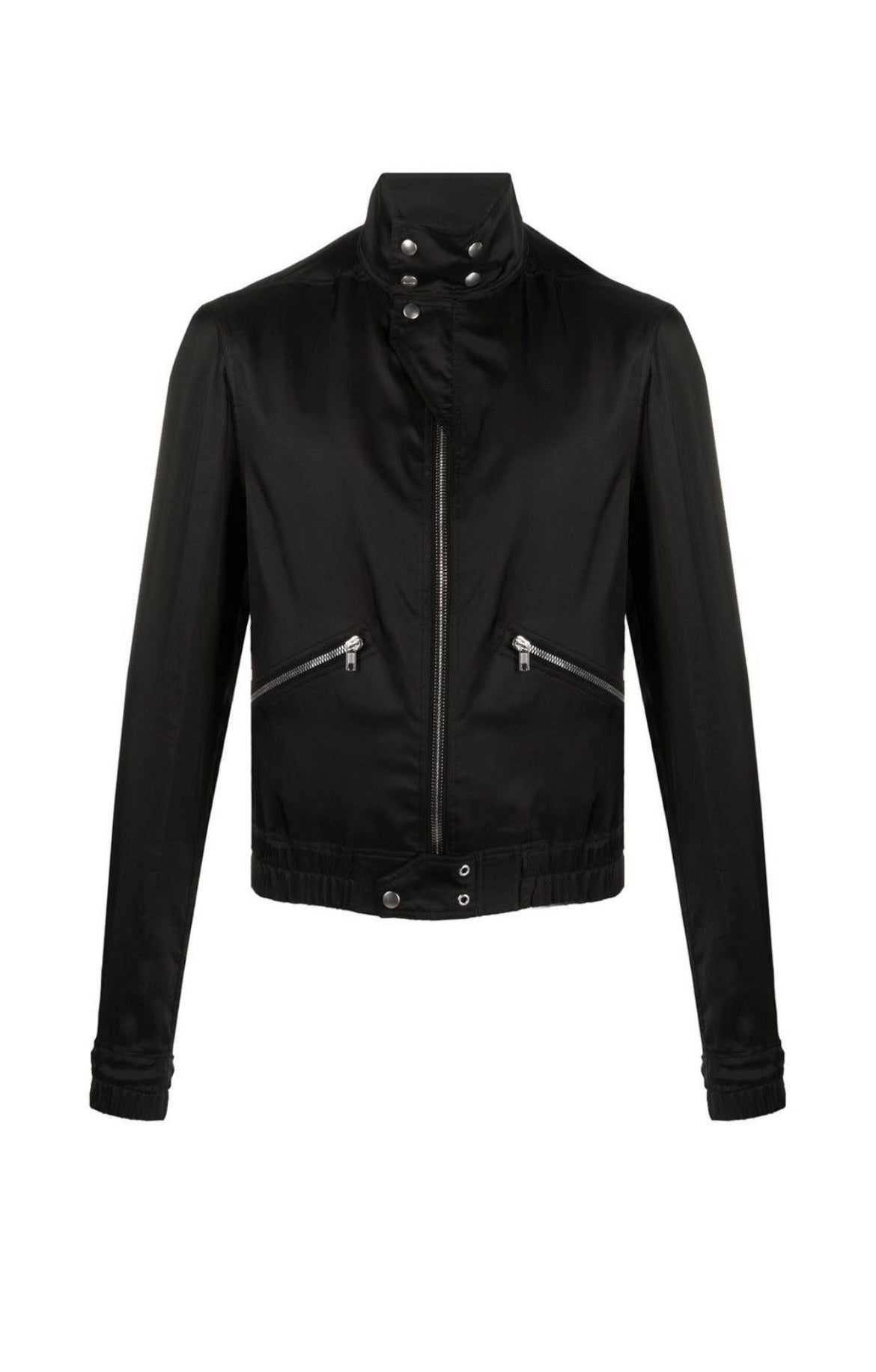 Rick Owens Zipped Biker Bomber Jacket