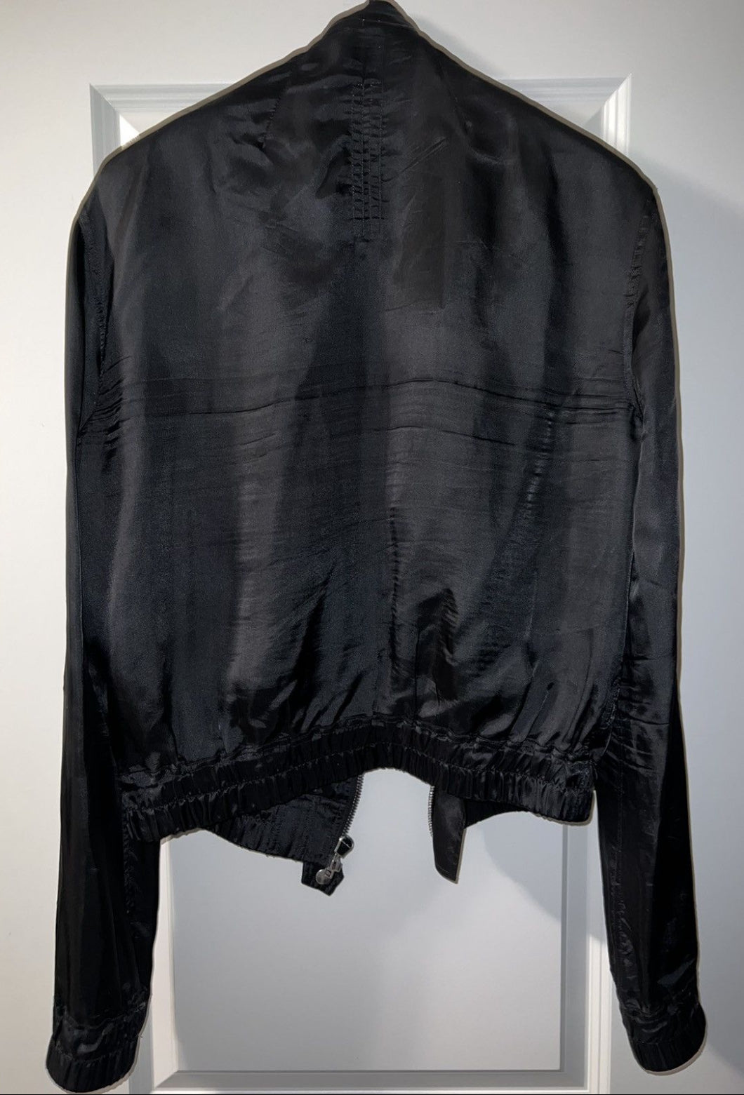 Rick Owens Zipped Biker Bomber Jacket