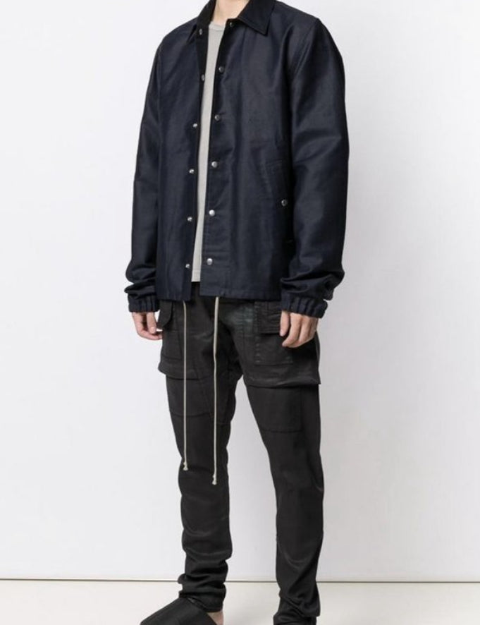 Rick Owens DRKSHDW Waxed Cargo Trousers