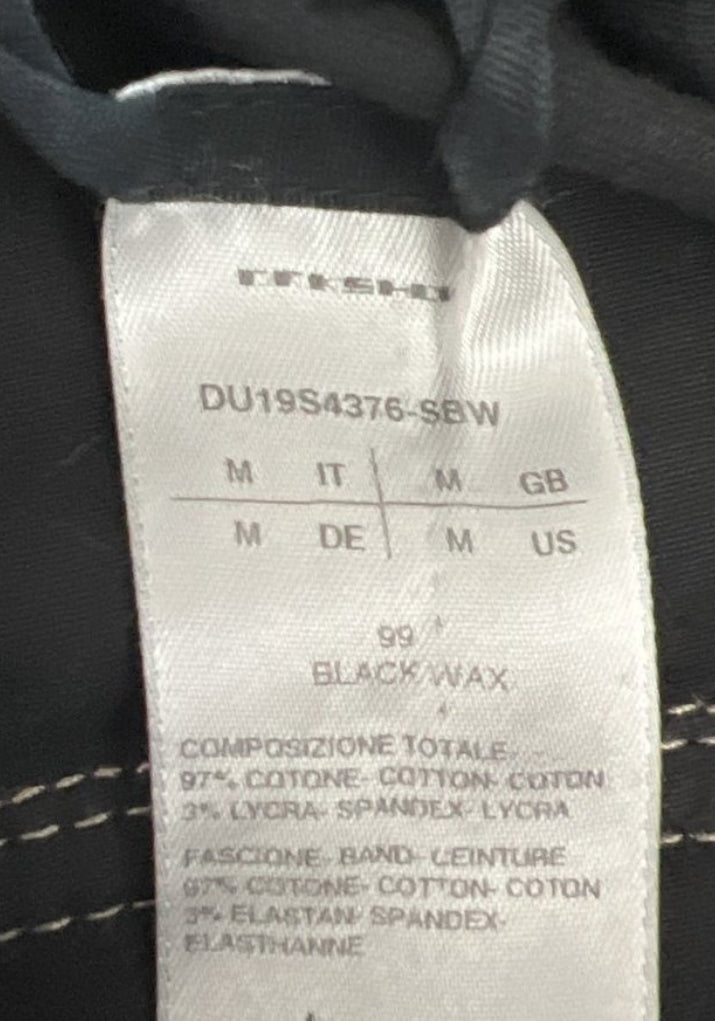 Rick Owens DRKSHDW Waxed Cargo Trousers