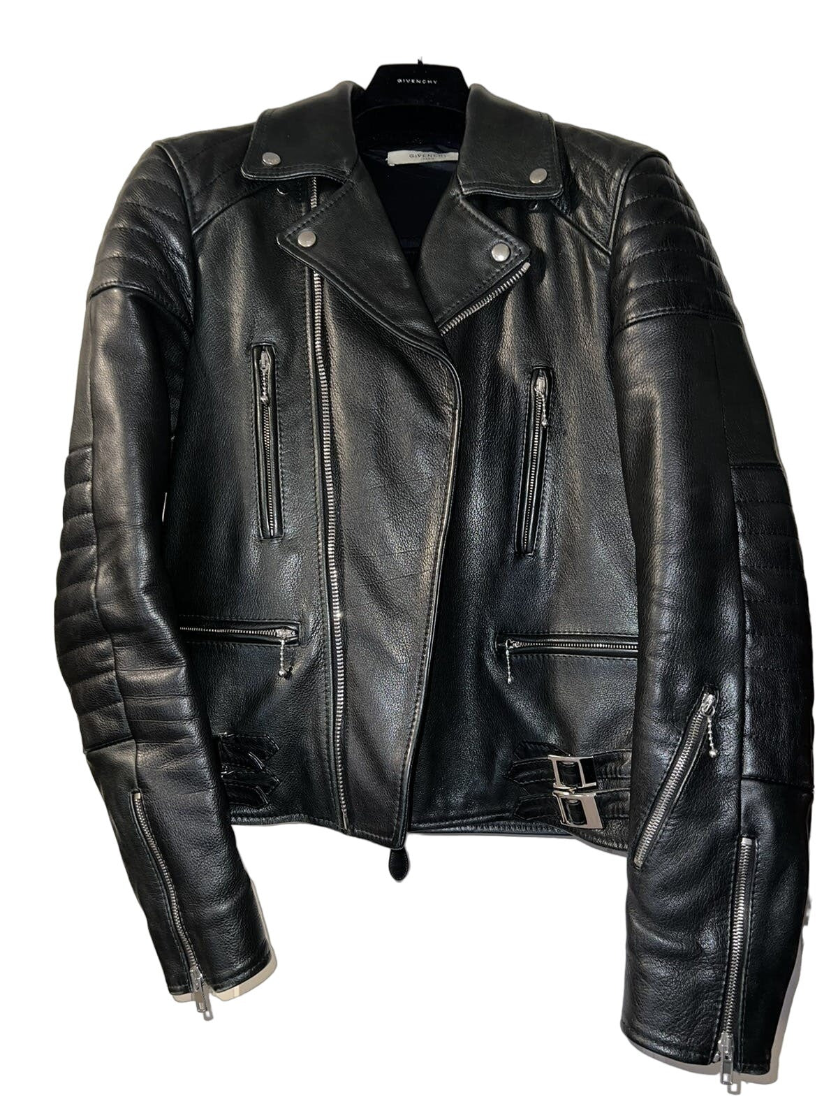 Givenchy Buffalo Leather Classic Biker Jacket