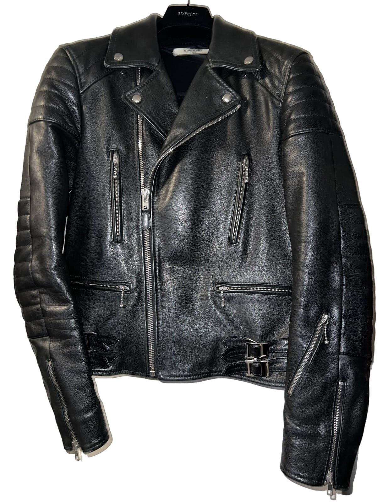 Givenchy Buffalo Leather Classic Biker Jacket
