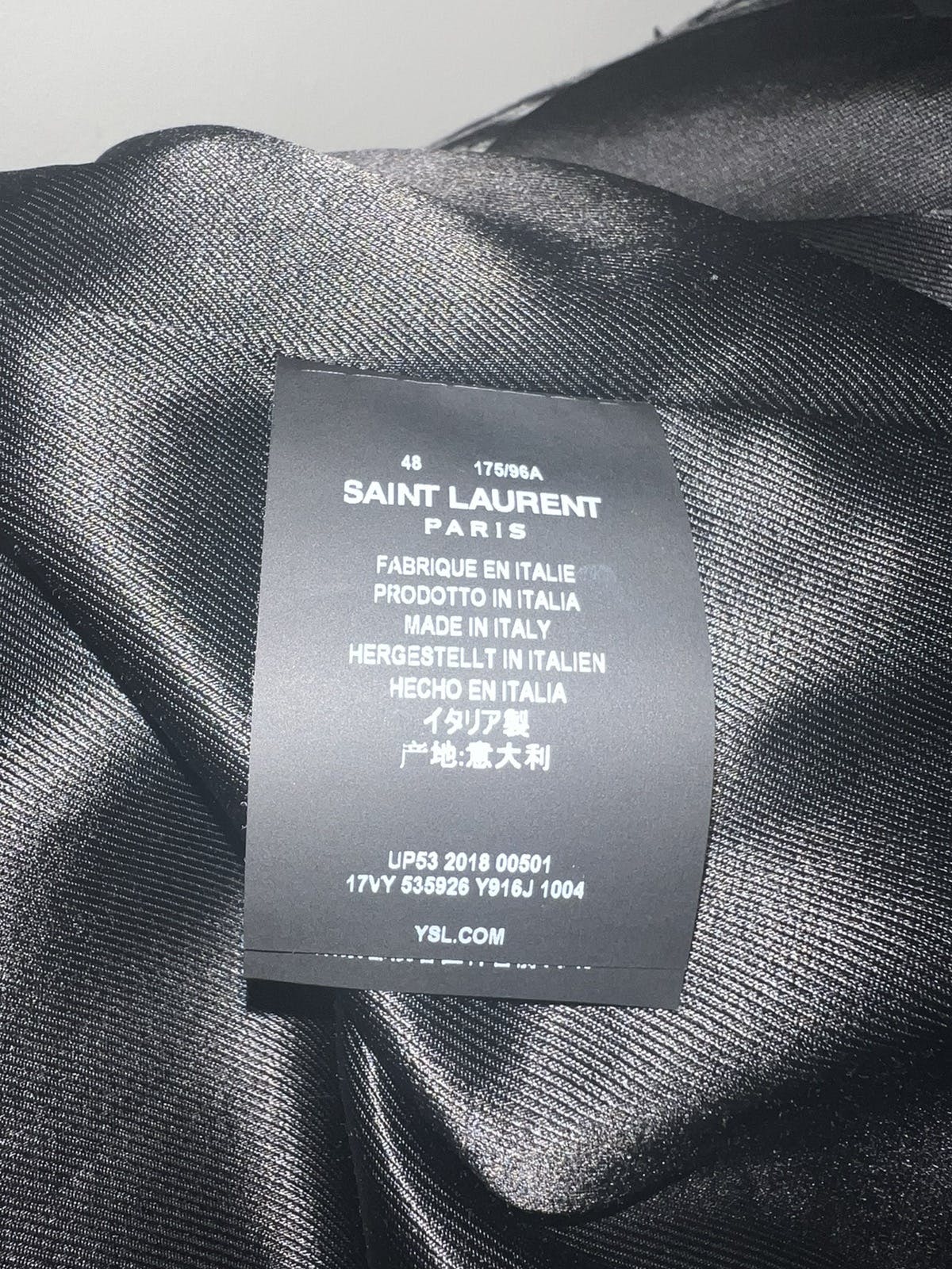 Saint Laurent Teddy Bomber Jacket