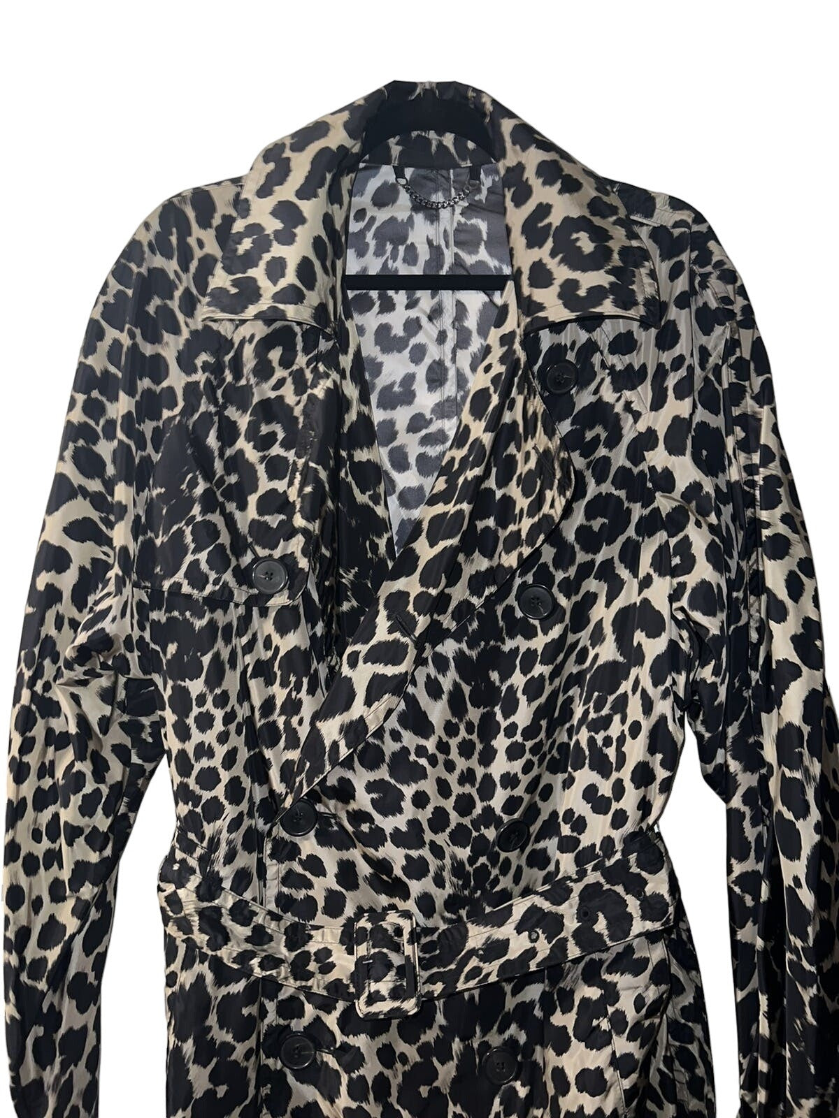 Dries Van Noten Double-Breasted Leopard Coat