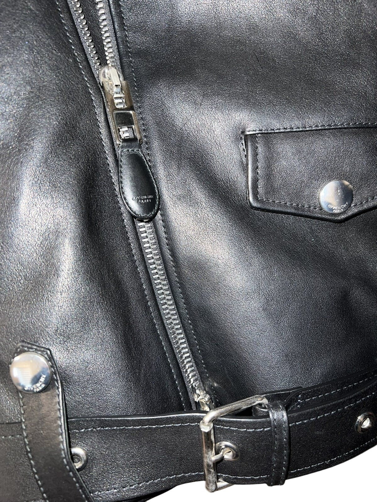Givenchy Calfskin Classic Biker Jacket