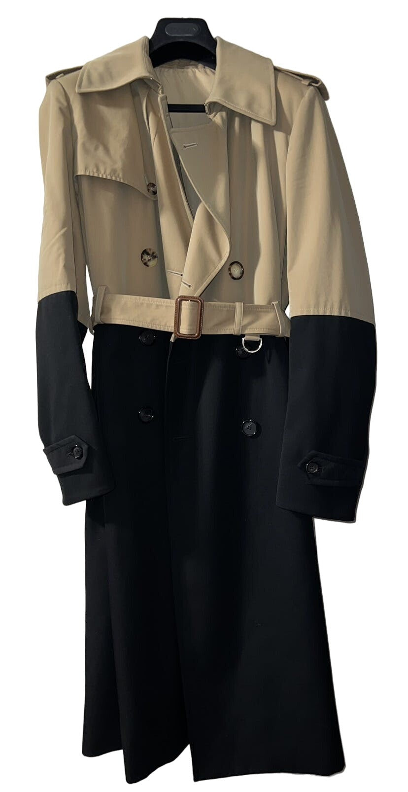 Alexander McQueen Colorblock Trench Coat