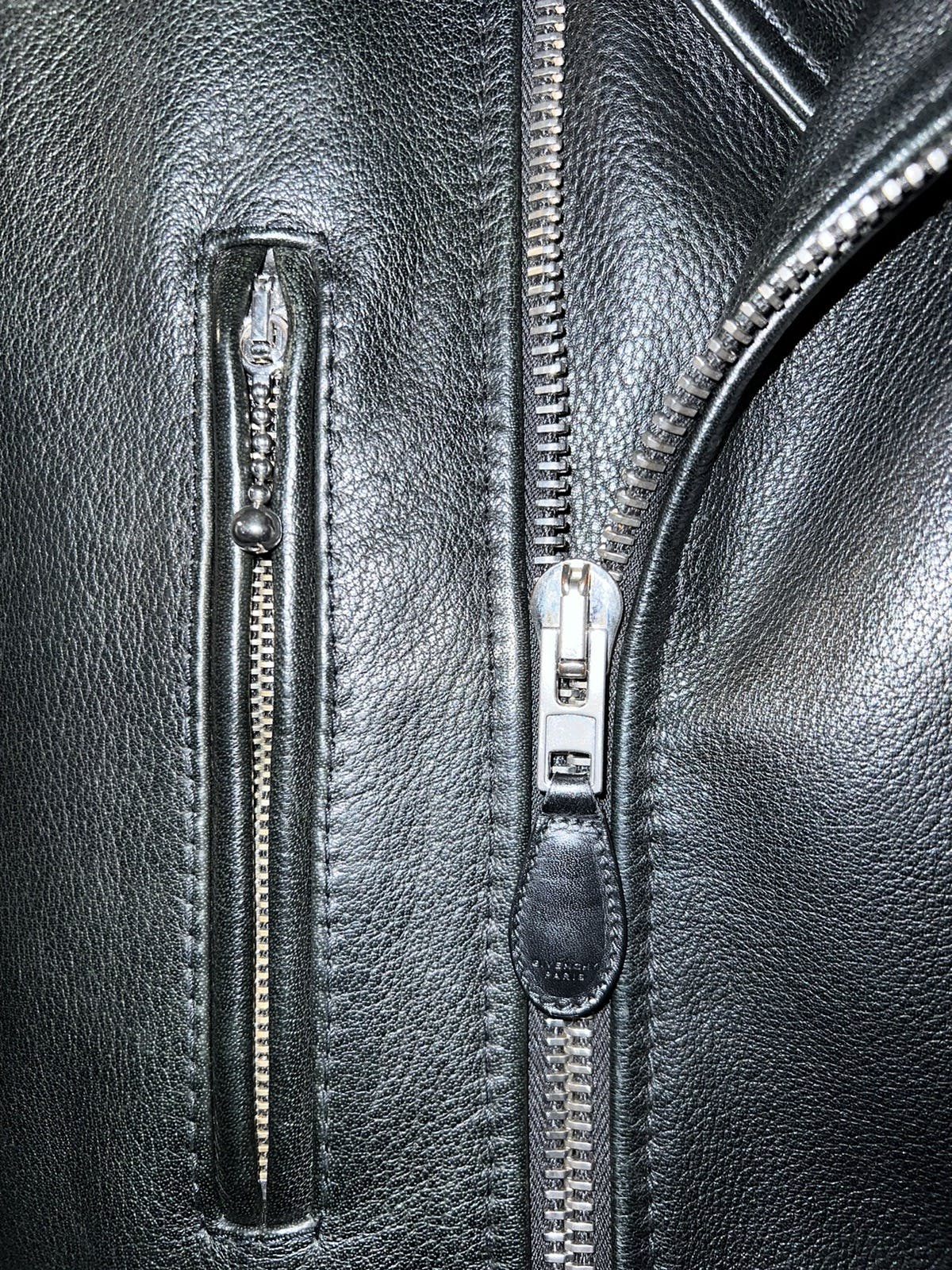Givenchy Buffalo Leather Classic Biker Jacket