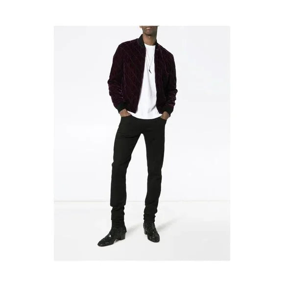 Saint Laurent Velvet Bomber