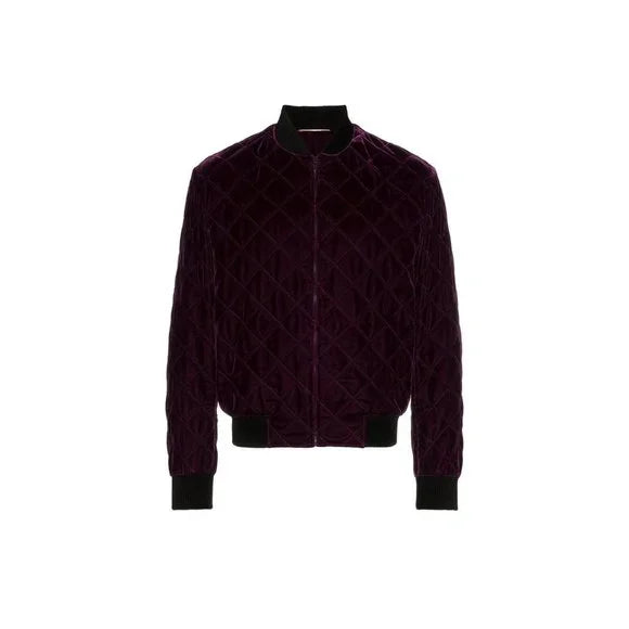 Saint Laurent Velvet Bomber