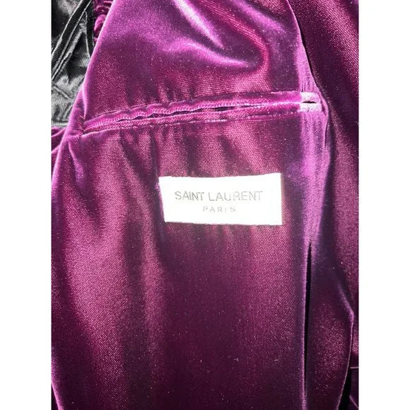 Saint Laurent Velvet Bomber